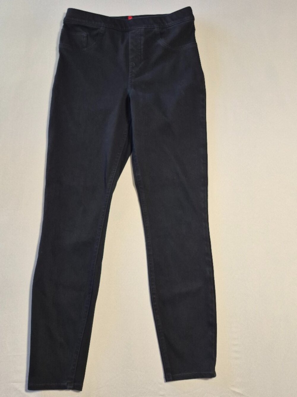 Spanx Jean-ish Ankle Leggings Black 20018R Stretch Shaping Women's Size M